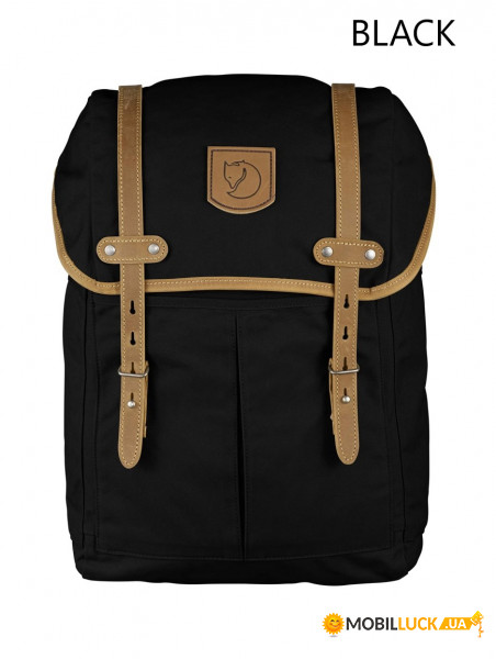  Fjallraven Rucksack No.21 Medium Black 			