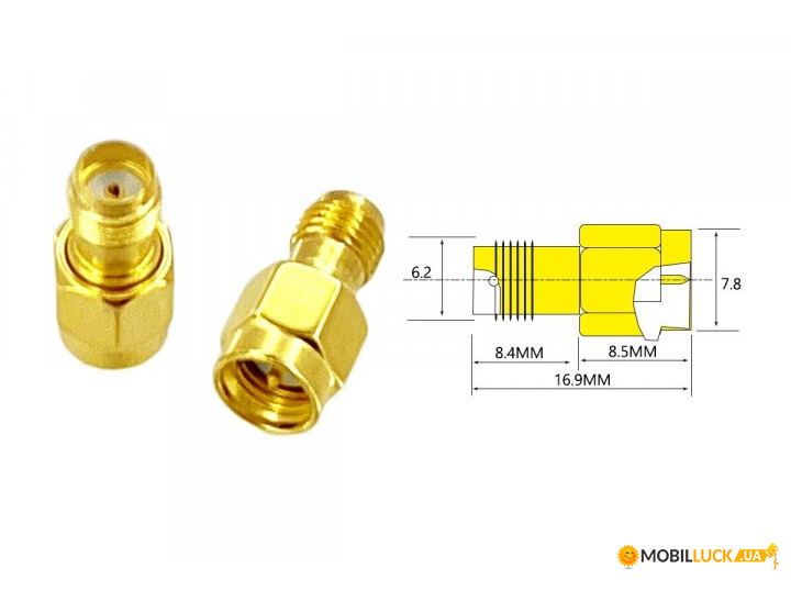  50  -  FPV   (SMA M - SMA M ) (AMS-SMA-JJ-MM-X50)