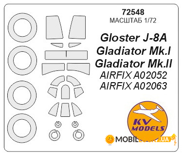  KV Models Gloster Gladiator (KVM72548)