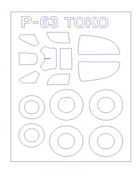  KV Models P-63 Kingcobra Toko (KVM72119) 