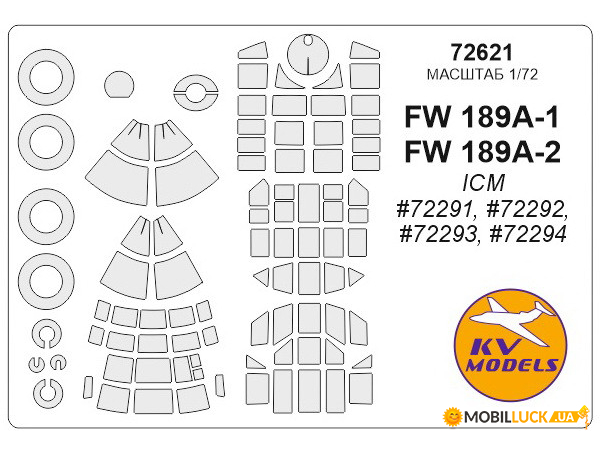    KV Models  Fw-189A1 A-2 (KVM72621)