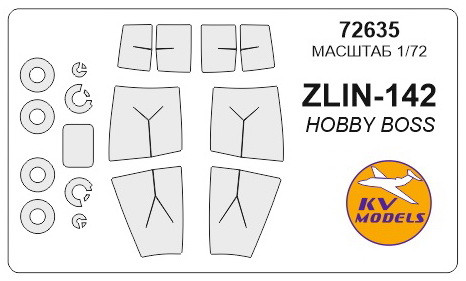  KV Models Zlin-142 Hobby Boss (KVM72635)