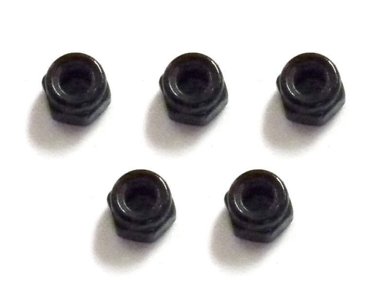  Himoto Nylon Nut M3 5P (901-066)