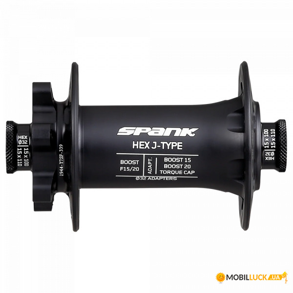   SPANK HEX J-TYPE Boost F15/20, Black (C04HJ122200ASPK)