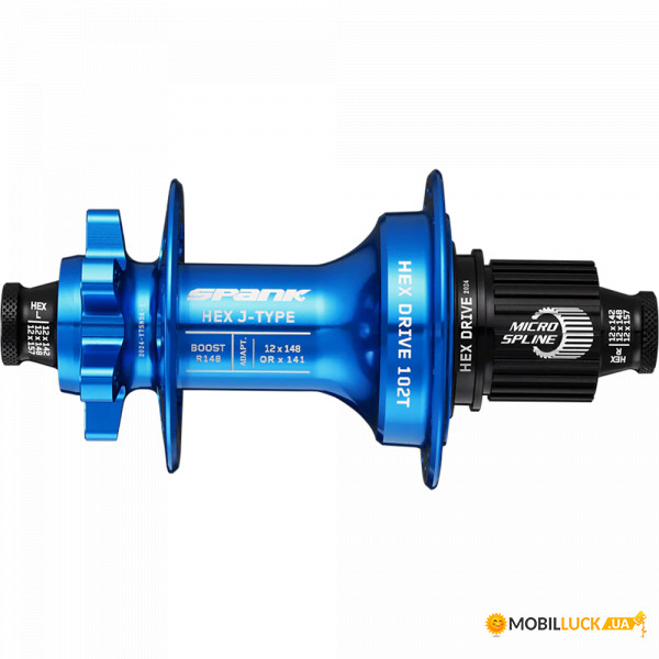   SPANK HEX J-TYPE Boost R148 HG 32H, Blue (C04HJ12E40SASPK)