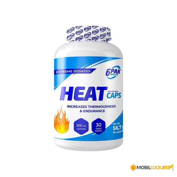  6PAK Nutrition Heat Caps 90  (CN3813)