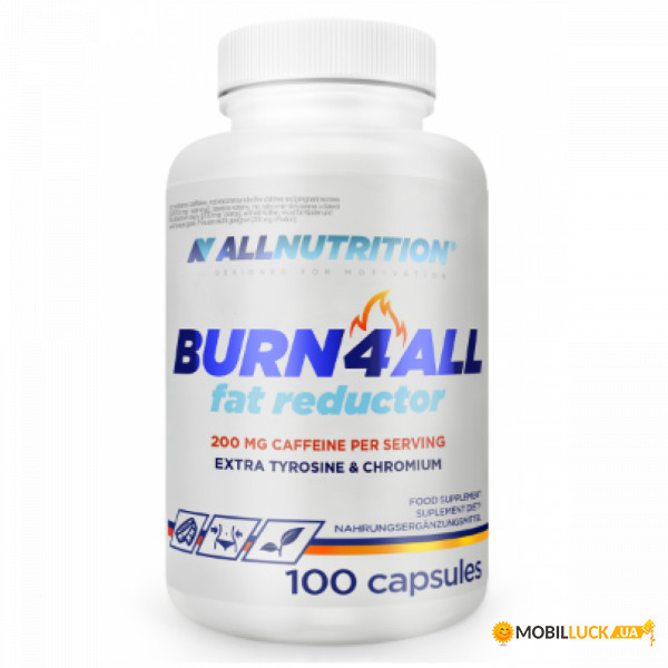  All Nutrition Burn4all100caps 100-95-1712217-20