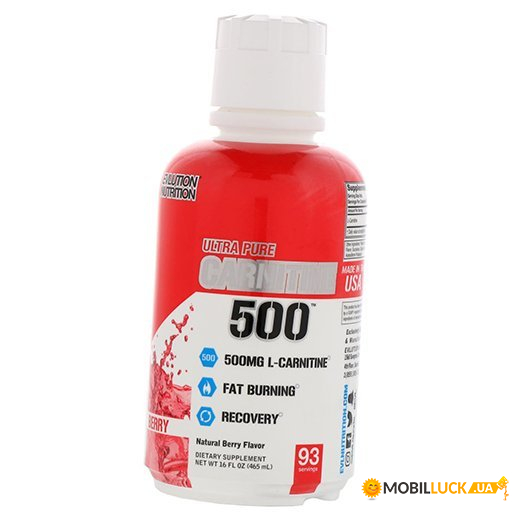  Evlution Nutrition L-Carnitine 500 465  (02385003)