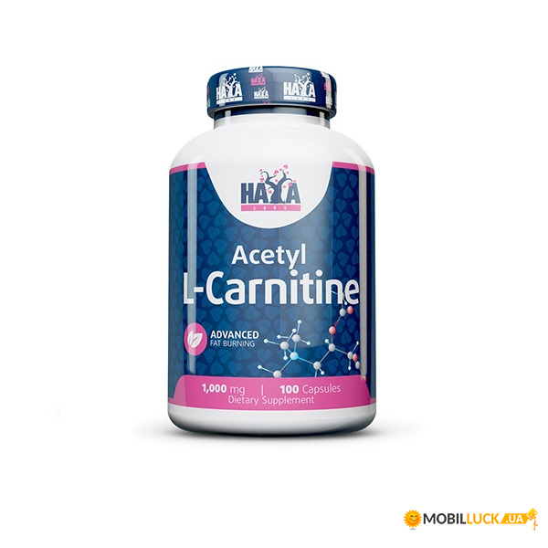  Haya Labs Acetyl L-Carnitine 1000 mg 100 