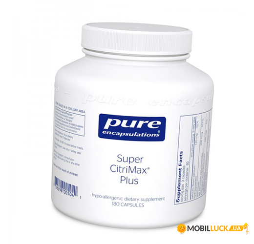  Pure Encapsulations Super Citrimax Plus 180  (02361002)