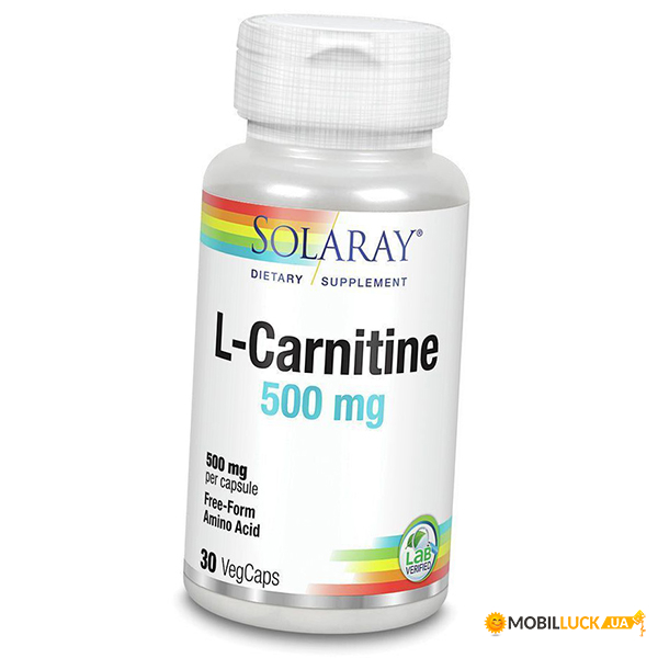     Solaray L-Carnitine 500 30 (02411002)