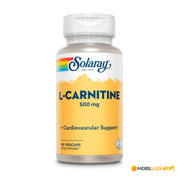  Solaray L-Carnitine 500 mg 30  