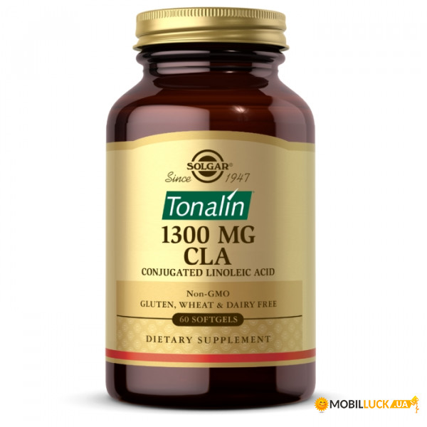  Solgar Tonalin CLA 1300 mg 60 