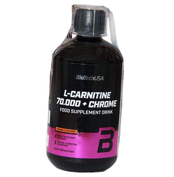   BioTech L-Carnitine+Chrome 70 000 500  Orange (46361)