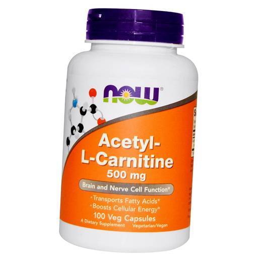  Now Foods Acetyl L-Carnitine 500 100  (02128006)