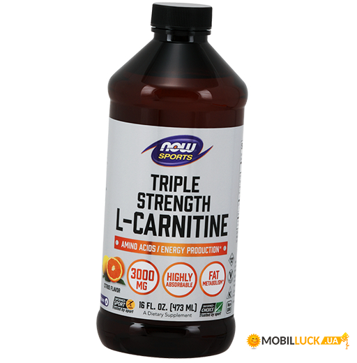  Now Foods Triple Strength L-carnitine 473  (02128003)