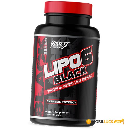  Nutrex Lipo-6 Black 120  (4384301076)