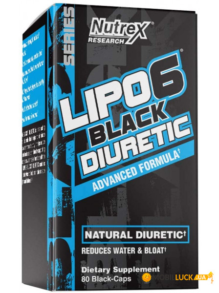  Nutrex Lipo-6 Black Diuretic 80  (4384303482)