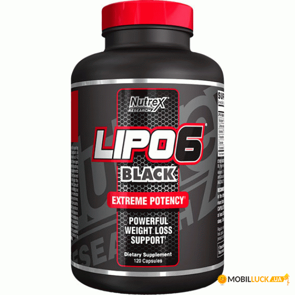  Nutrex Lipo 6 Black - 120 caps 100-37-3026306-20