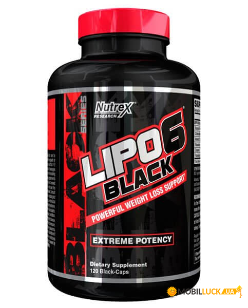  Nutrex Research Lipo-6 Black 120 