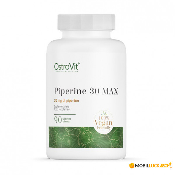  OstroVit Piperine 30 Max 90 tabs