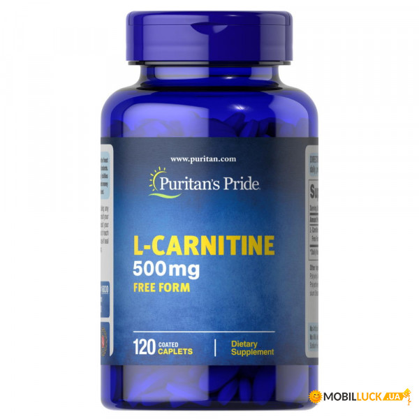  Puritan's Pride L-Carnitine 500 mg 120  