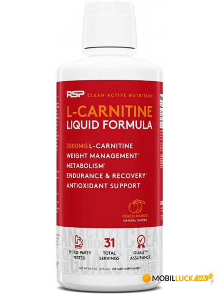  RSP Nutrition Liquid L-Carnitine 3000 473  (4384304113)