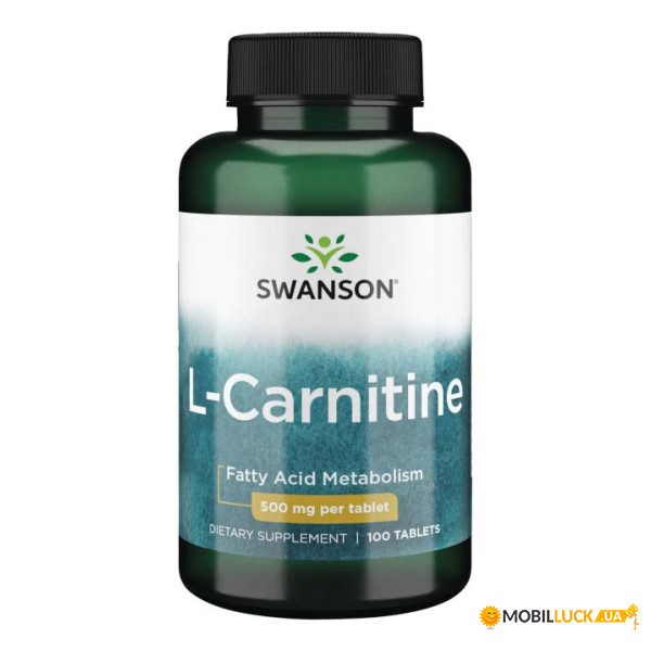  Swanson L-Carnitine 500mg 100caps