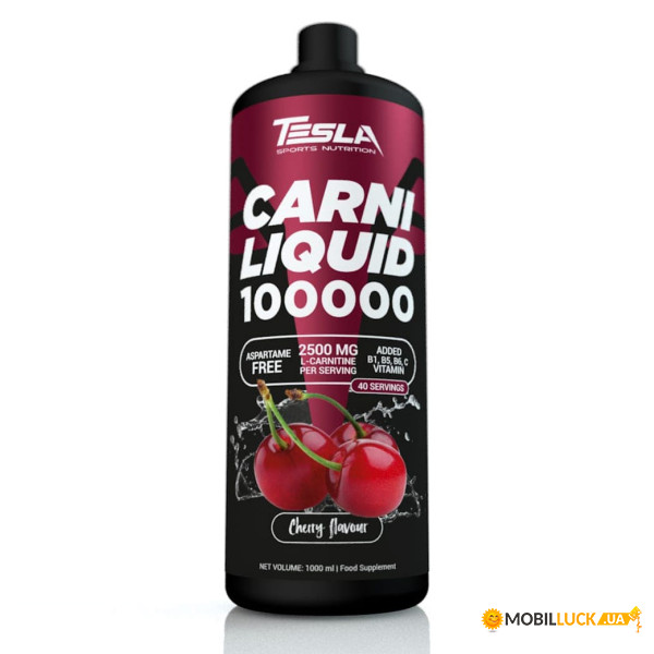  Tesla Carni Liquid 100000 -1000ml Cherry