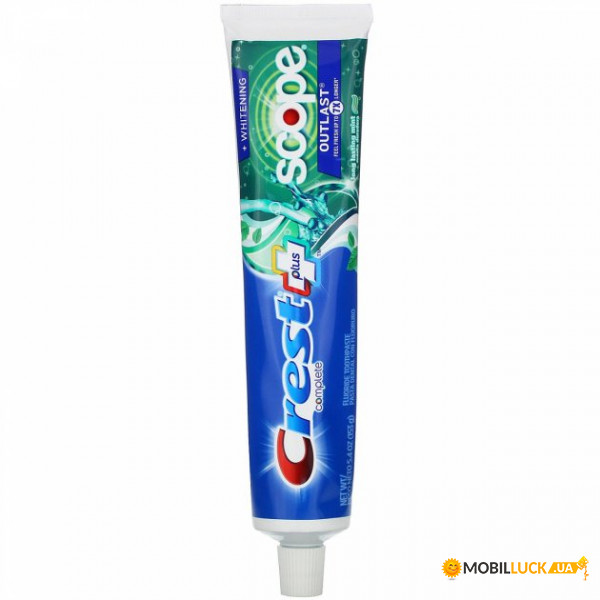    ,  , Complete, Scope, Outlast Plus Whitening, Fluoride Toothpaste, Long Lasting Mint, Crest, 153 