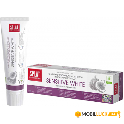   Splat Professional Sensitive White 100  (4603014008473)