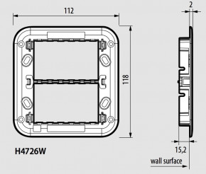  Bticino AXL Air 3 3  (H4726W) 3