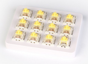    KEYCHRON Gateron  Switch with Holder Set  12Pcs/Set Yellow (Z4_KEYCHRON)