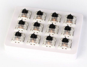    KEYCHRON Gateron  Switch with Holder Set  12Pcs/Set Black (Z6_KEYCHRON)