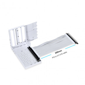      Lian Li Vertical GPU Bracket Kit, White (G89.VG4-4-V2W.00) 3