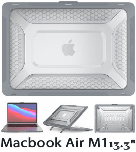     BeCover  Macbook Air M1 (A1932/A2337) 13.3 Grey (708390) 5