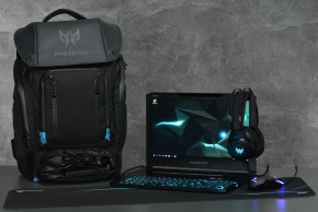   ACER PREDATOR GAMING UTILITY BACKPACK WITH TEAL BLUE PBG591 (NP.BAG1A.288) 14