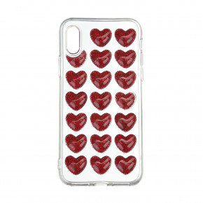  Armorstandart 3D Love Silicon case  iPhone X/XS Red (ARM52759)