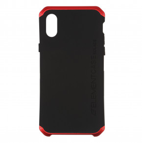  Armorstandart Element Case  iPhone XS Max Solid Black/Red (ARM53410)