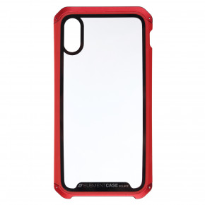  Armorstandart Element Case  iPhone XS/X Transparent Red (ARM53413)