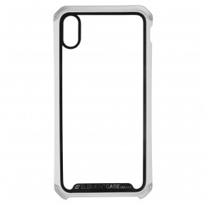  Armorstandart Element Case  iPhone XS Max Transparent White/Silver (ARM53420)