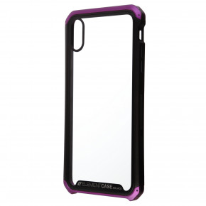  Armorstandart Element Case  iPhone XS Max Transparent Black/Purple (ARM53421) 3