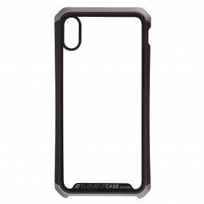  Armorstandart Element Case  iPhone XS Max Transparent Black/Gray (ARM53425)