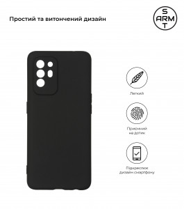  Armorstandart Matte Slim Fit  OPPO Reno 5 lite Camera cover Black (ARM58573) 3