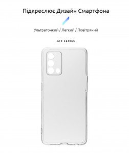  Armorstandart Air Series  OPPO A74 4G Transparent (ARM59548) 3