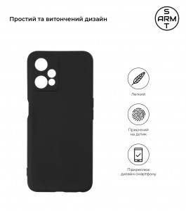  ArmorStandart Matte Slim Fit  Realme 9 Pro Camera cover Black (ARM61483) 3