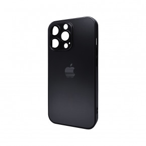   AG Glass Matt Frame Color Logo Apple iPhone 12 Pro Graphite Black (AGMattFrameiP12PBlack)