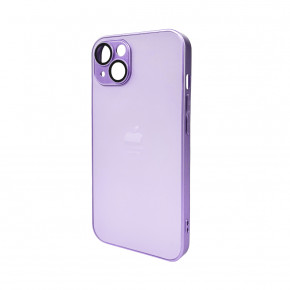   AG Glass Matt Frame Color Logo Apple iPhone 13 Light Purple (AGMattFrameiP13LPurple)