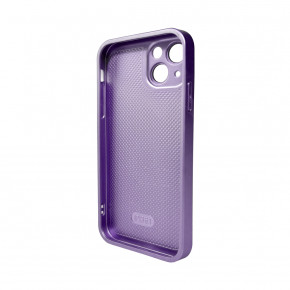   AG Glass Matt Frame Color Logo Apple iPhone 13 Light Purple (AGMattFrameiP13LPurple) 3