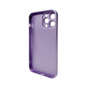   AG Glass Matt Frame Color Logo Apple iPhone 13 Pro Max Light Purple (AGMattFrameiP13PMLPurple) 3